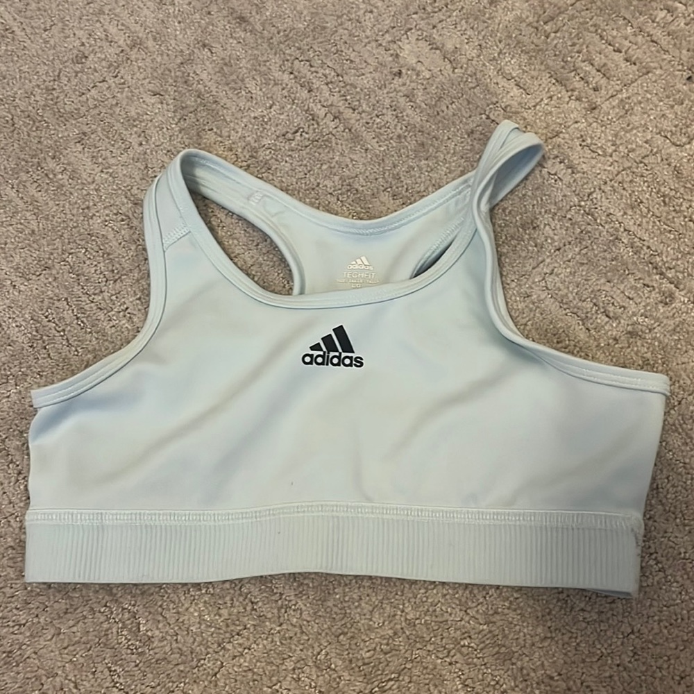 Baby blue Adidas work out bra never been worn